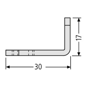 RENZ Riegel gekröpft 97-9-00364 altes System