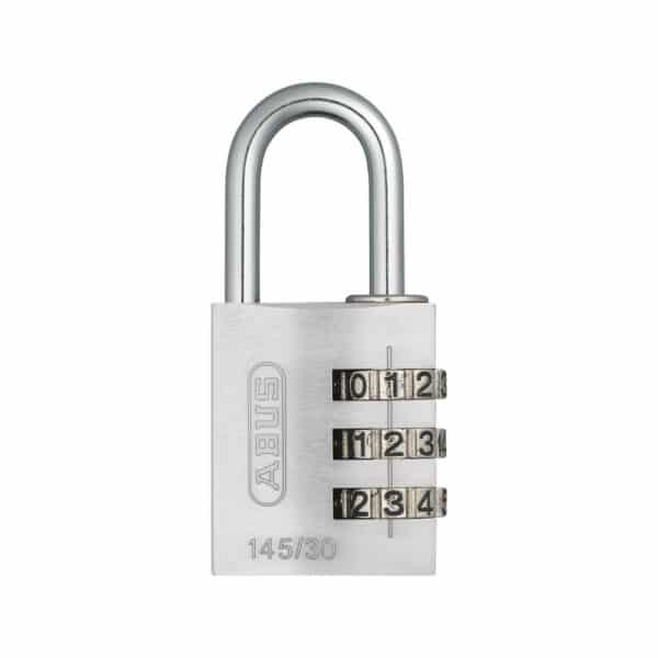 ABUS Aluminium Zahlenschloss 145/30 in silber in 9 Farben zur Wahl