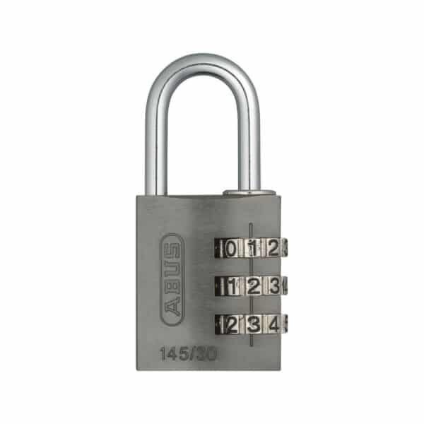 ABUS Aluminium Zahlenschloss 145/30 in titanium in 9 Farben zur Wahl