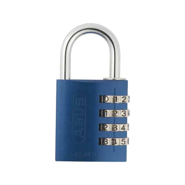 ABUS Aluminium Zahlenschloss 145/40 in blau in 9 Farben zur Wahl