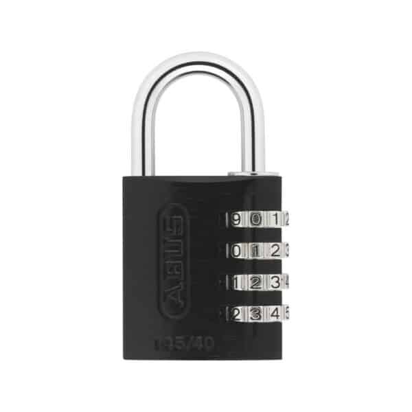 ABUS Aluminium Zahlenschloss 145/40 in schwarz in 9 Farben zur Wahl