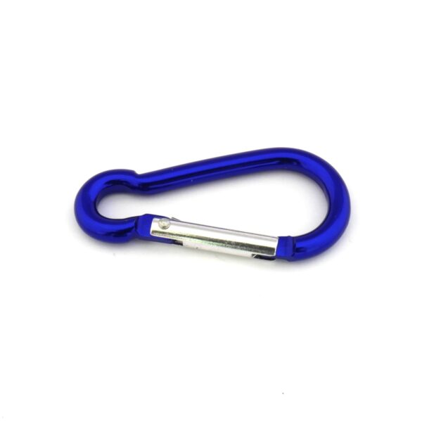 Karabiner Aluminium-blau blau