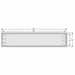 RENZ Sichtglas mit Haltekeilen 97-9-82036 aus Kunststoff