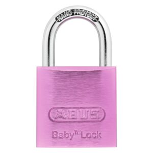 ABUS Vorhangschloss 645TI Baby Lock in rosa in hellblau und rosa