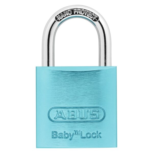 ABUS Vorhangschloss 645TI Baby Lock in hellblau in hellblau und rosa