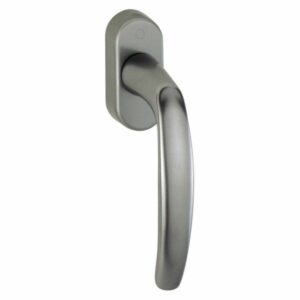 HOPPE Atlanta Fenstergriff 0530/US952 - F9 Alu Stahl - 32-42 mm mit Secustik und VarioFit