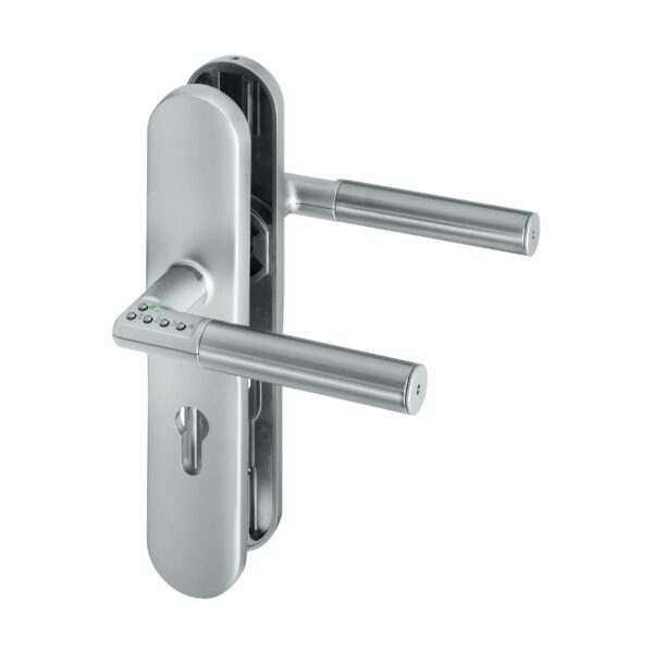 ASSA ABLOY digitaler Türbeschlag Code Handle Langschild-DIN rechts Ausführung B