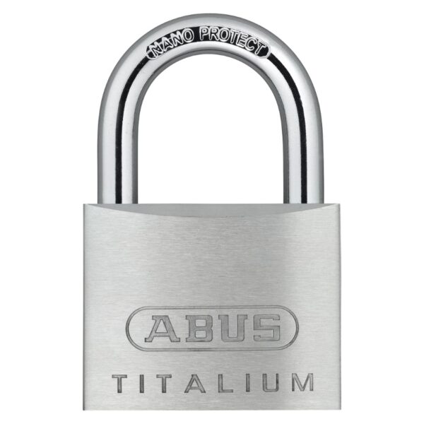 ABUS TITALIUM - Vorhangschloss 64TI/50 verschiedenschließend aus neuartiger Aluminiumlegierung