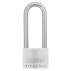 ABUS TITALIUM - Vorhangschloss 64TI/50 HB80 verschiedenschließend aus neuartiger Aluminiumlegierung