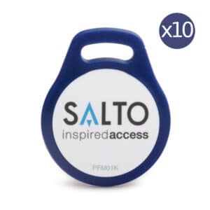 SALTO MIFARE® Identmedium - Schlüsselanhänger Keytag 4 KB Speicher 10er Set SALTO-Design