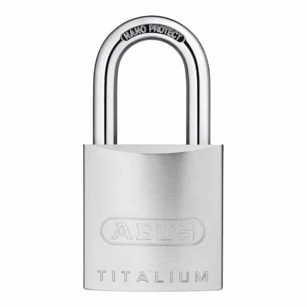 ABUS Hangschloss 86TI/45 mit EVVA Akura 44 Halbzylinder mit Sicherungskarte