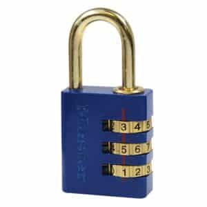 Master Lock Zahlenschloss 630 - blau Sicherheitslevel 4