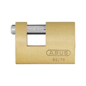 ABUS Vorhangschloss Monoblock 82/70 verschiedenschließend ideal in Verbindung mit ABUS Diskus Überfalle 130