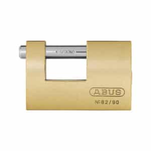 ABUS Vorhangschloss Monoblock 82/90 verschiedenschließend ideal in Verbindung mit ABUS Diskus Überfalle 130