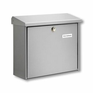 Burg Wächter Briefkasten Comfort-silber aus Stahl