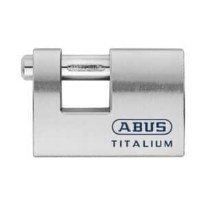 ABUS TITALIUM Hangschloss 98TI/70 verschiedenschließend aus neuartiger Aluminiumlegierung und Wendeschlüsselsystem