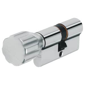 ABUS C83 Knaufzylinder - Standardzylinder K82-gleichschliessend (mehrere Schlösser mit einem Schlüssel bedienen)-30 mm-30 mm (Knauf) ohne Sicherungskarte