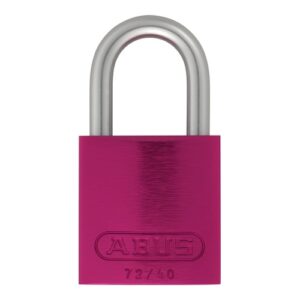 ABUS Vorhangschloss Aluminium 72LL/40 pink in verschiedenen Farben