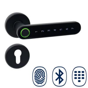 FELGNER digitaler Türbeschlag Smart Handle - Schwarz Fingerabdruck