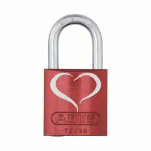 ABUS Vorhangschloss - Love Locks 72/40 "Herz" Liebesschloss graviert