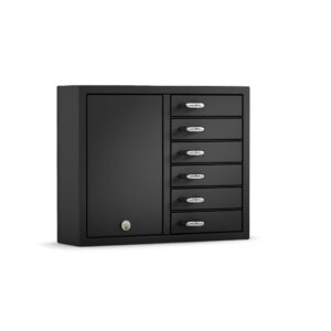 CREONE KeyBox 9006 E Erweiterungsbox Edelstahl schwarz Erweiterungswertschrank