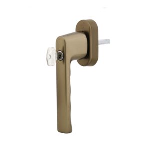 HOPPE Hamburg Fenstergriff 0700S/UD9020-F4 Aluminium Bronze mit SecuForte® und VarioFit®