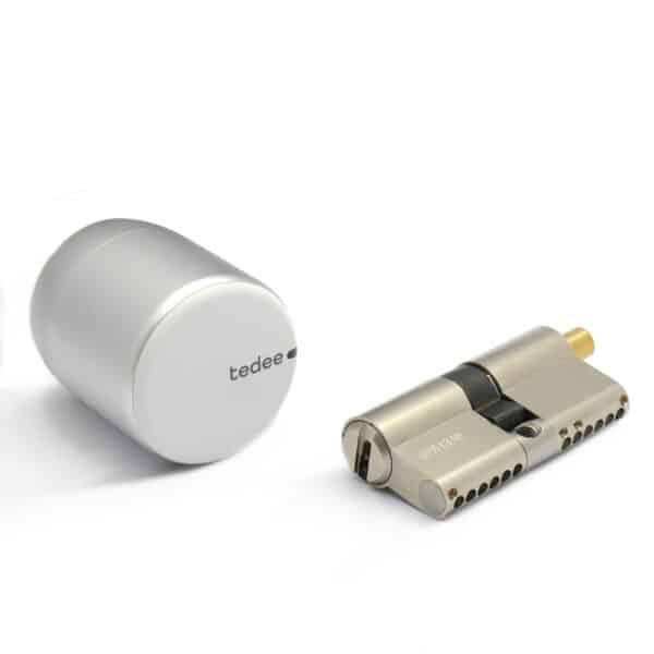 tedee-Schloss + ABUS Bravus.2500 MX Magnet Zylinder 40/30K Steuerung via Bluetooth | iPhone & Android | Smart Home