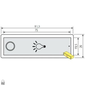 RENZ Lichttaster RSA2 kompakt-Aluminium 97-9-85320 inklusive LED-Beleuchtungsring