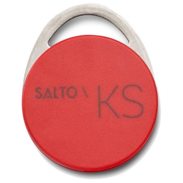 Salto KS Tags 1 Stück rot nach ISO-Standard