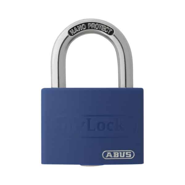 ABUS Vorhangschloss MyLock T65AL in blau und verschiedenschließend in blau