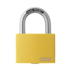 ABUS Vorhangschloss MyLock T65AL in gelb und gleichschließend in blau