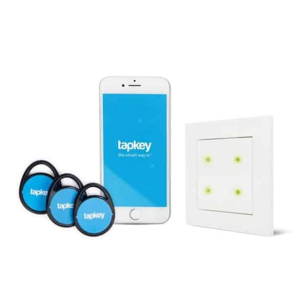 Tapkey Smart Reader + 3 NFC Tags zur Ansteuerung von Tapkey Zylindern