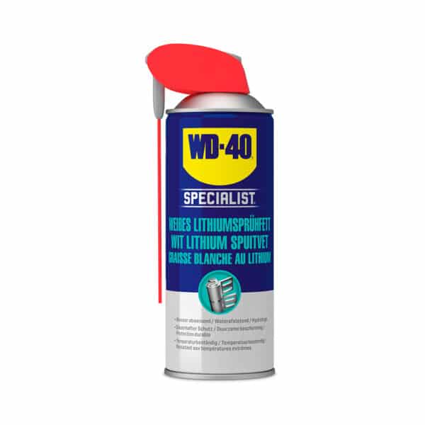 WD40 Specialist 400ml Lithium-Sprühfett Hochleistungs-Weißes Lithiumsprühfett